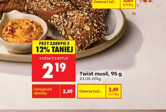 Twist musli promocja w Biedronka