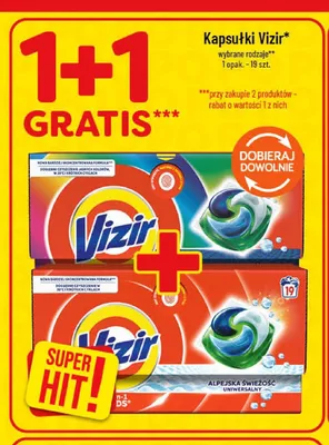 Kapsułki do prania Vizir promocja w POLOmarket