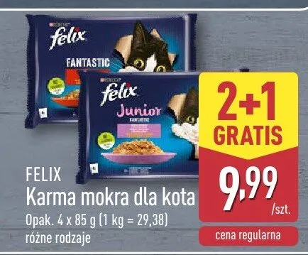 Karma mokra dla kota promocja w Aldi