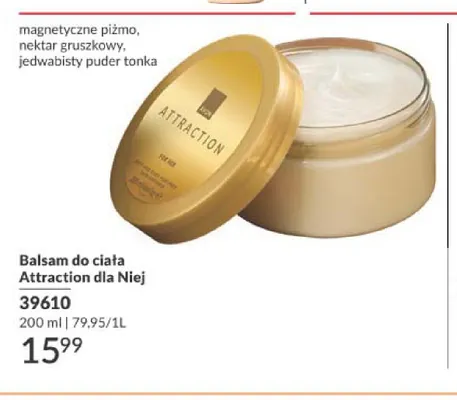 Balsam do ciała Avon Attraction dla Niej promocja w AVON