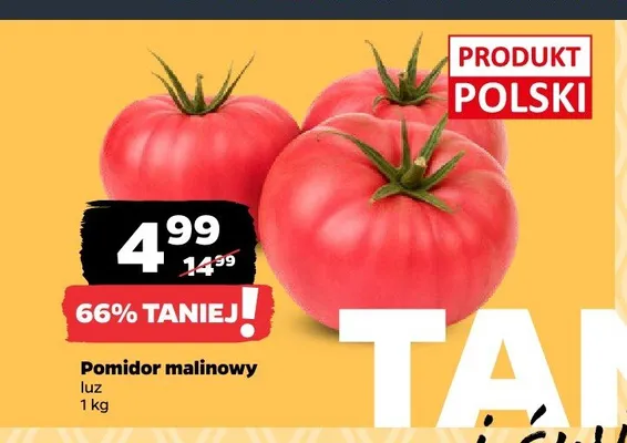 Pomidor malinowy luz promocja w Netto