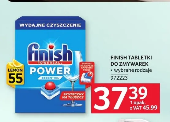 Tabletki do zmywarek Finish promocja w Selgros