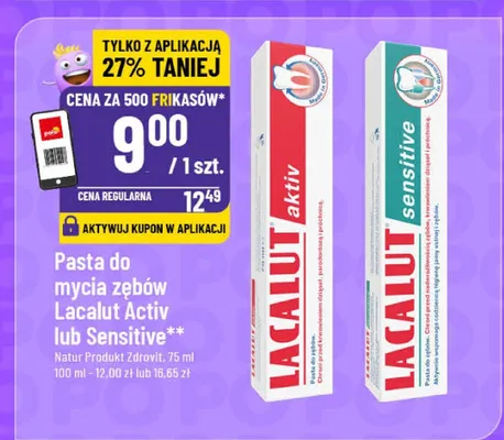 Pasta do mycia zębów Sensitive promocja w POLOmarket