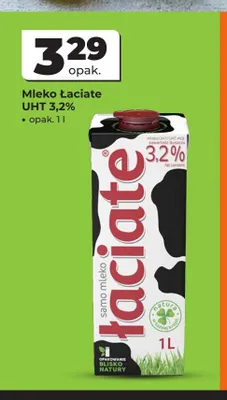 Mleko Łaciate UHT 3,2% promocja w Odido
