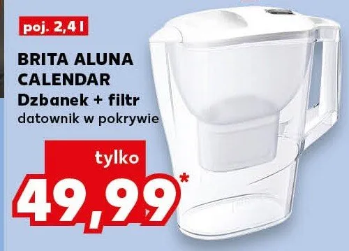 Dzbanek Aluna Calendar + filtr datownik w pokrywie promocja w Kaufland