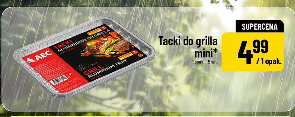 Tacki do grilla mini AEC 5-pak promocja w POLOmarket