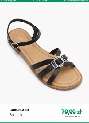 Sandały Graceland promocja w Deichmann