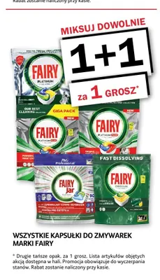 Kapsułki do zmywarki Fairy Platinum promocja w Selgros