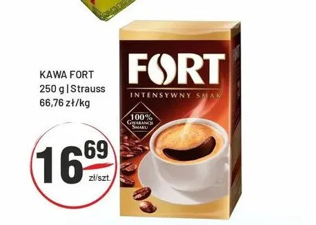 Kawa mielona Fort promocja w Sedal