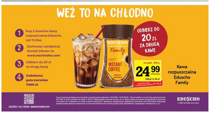 Kawa rozpuszczalna Eduscho Family promocja w Gram Market
