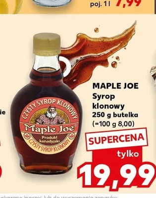 Syrop klonowy Maple Joe promocja w Kaufland