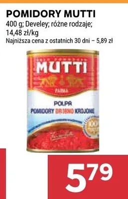 Pomidory Mutti promocja w Stokrotka