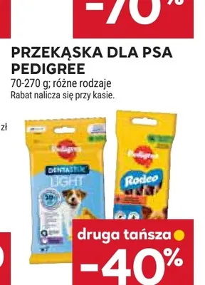 Przekąska dla psa Pedigree promocja w Stokrotka