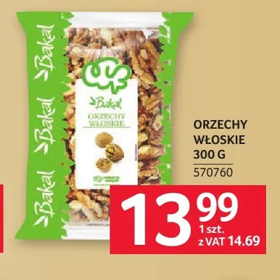 Orzechy włoskie Bakal promocja w Selgros