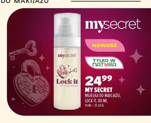 Mgiełka do makijażu My Secret Lock It promocja w Drogerie Natura