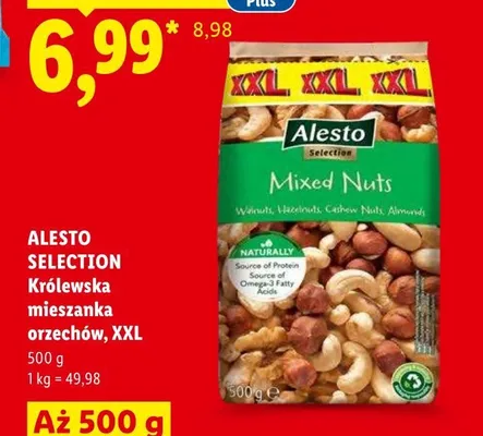 Królewska mieszanka orzechów Alesto Selection XXL promocja w Lidl