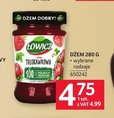 Dżem Łowicz promocja w Selgros