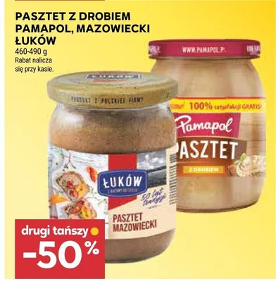 Pasztet z drobiem Pamapol, Mazowiecki Łuków promocja w Stokrotka