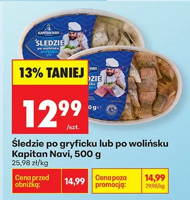 Śledzie po gryficku lub po wolińsku promocja w Biedronka