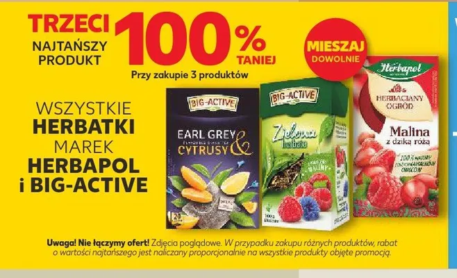Herbatki marek Herbapol i Big-Active promocja w Kaufland
