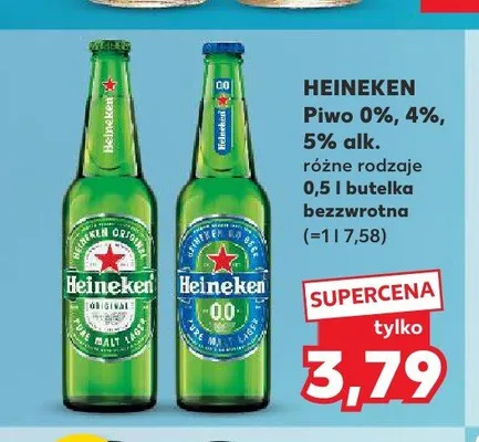 Piwo Heineken promocja w Kaufland