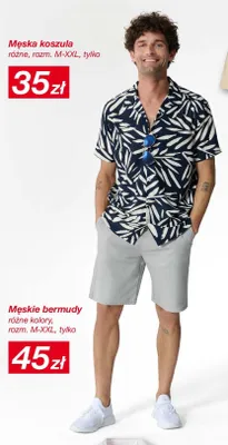 Męskie bermudy rozm. M-XXL promocja w KiK