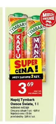 Napój Tymbark Owoce Świata Kaktus promocja w Twój Market