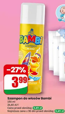 Szampon do włosów dla dzieci promocja w Dino