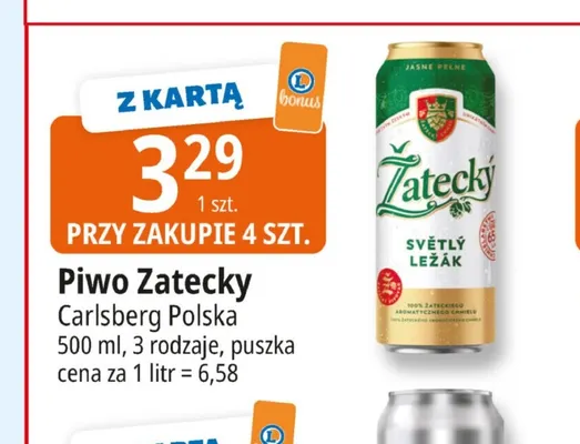 Piwo Žatecký promocja w Leclerc