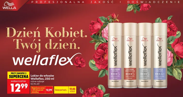 Lakier do włosów różne rodzaje promocja w Biedronka