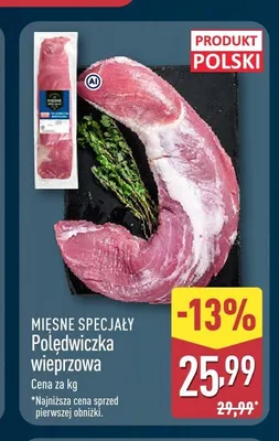 Polędwiczka wieprzowa Mięsne Specjały promocja w Aldi