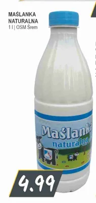 Maślanka naturalna promocja w Słoneczko