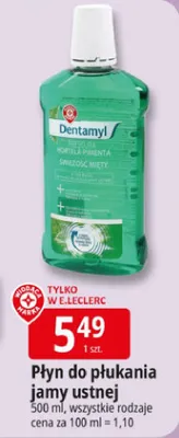 Płyn do płukania jamy ustnej promocja w Leclerc