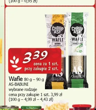 Wafle As-Babuni promocja w CEZAR Delikatesy