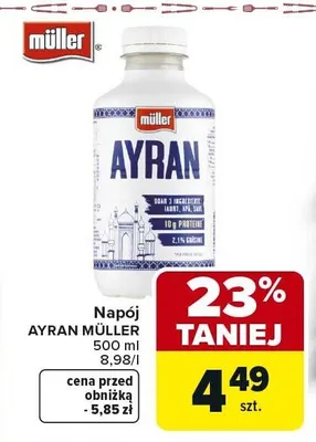 Napój Ayran promocja w Carrefour Market