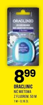 Nić miętowa z fluorem promocja w Drogerie Natura