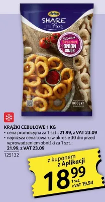 Krążki cebulowe Share promocja w Selgros