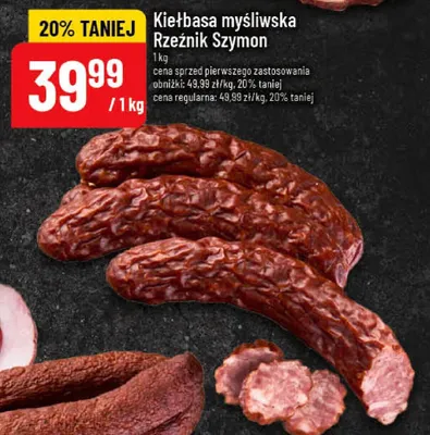 Kiełbasa myśliwska promocja w POLOmarket