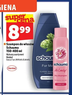 Suchy szampon do włosów Schauma Hi Lovely! promocja w TOPAZ