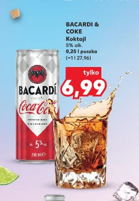 Koktajl Bacardi & Coke promocja w Kaufland
