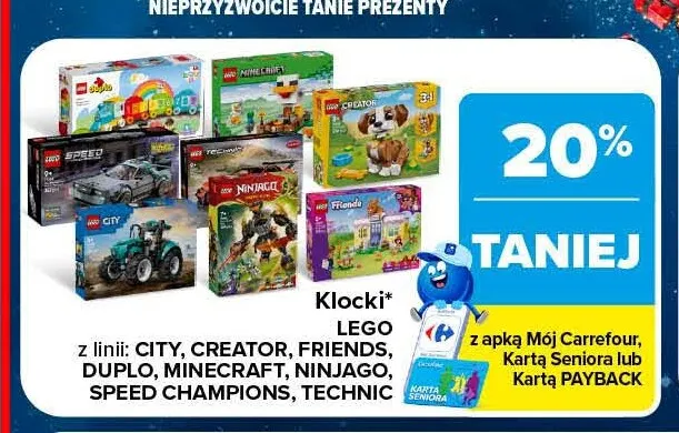 Klocki LEGO promocja w Carrefour Market