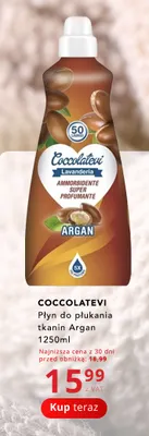 Płyn do płukania tkanin Argan Coccolatevi promocja w Poczta Polska