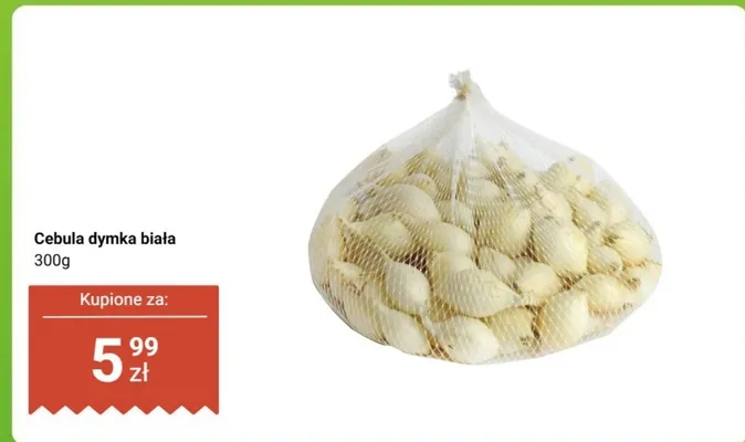 Cebula dymka biała promocja w Dino