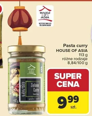 Pasta curry House of Asia promocja w Carrefour Market