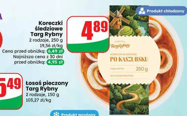 Łosoś pieczony 2 rodzaje promocja w Dino