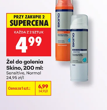 Żel do golenia Skino promocja w Biedronka
