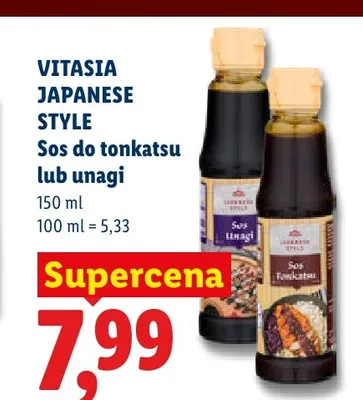Sos do tonkatsu Vitasia Japanese Style promocja w Lidl