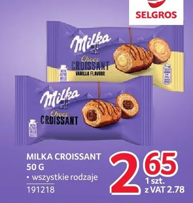 Rogal Milka Choco Croissant promocja w Selgros