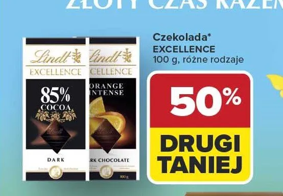 Czekolada Excellence różne rodzaje promocja w Carrefour Market