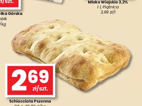 Schiacciata pszenna promocja w emma MARKET